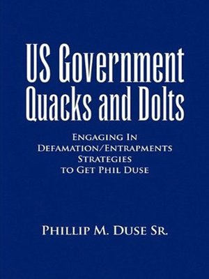 cover image of US Government Quacks and Dolts